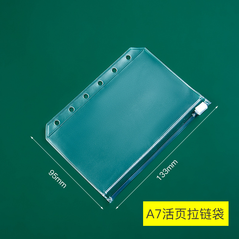 Picture of PVC transparent bag A6 hand account book A5 storage file bag information bag notepad business card book B5 loose-leaf bag