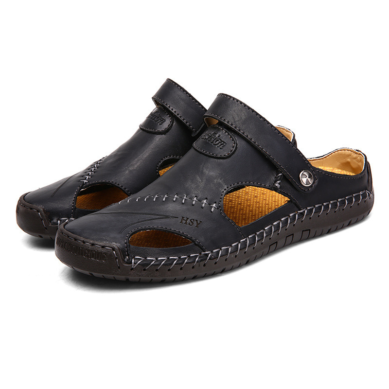 Picture of Cross-border Men's Baotou Sandals 2023 Summer Sandals Dual-purpose Comfortable Hiking Sandals Outdoor Casual Beach Shoes