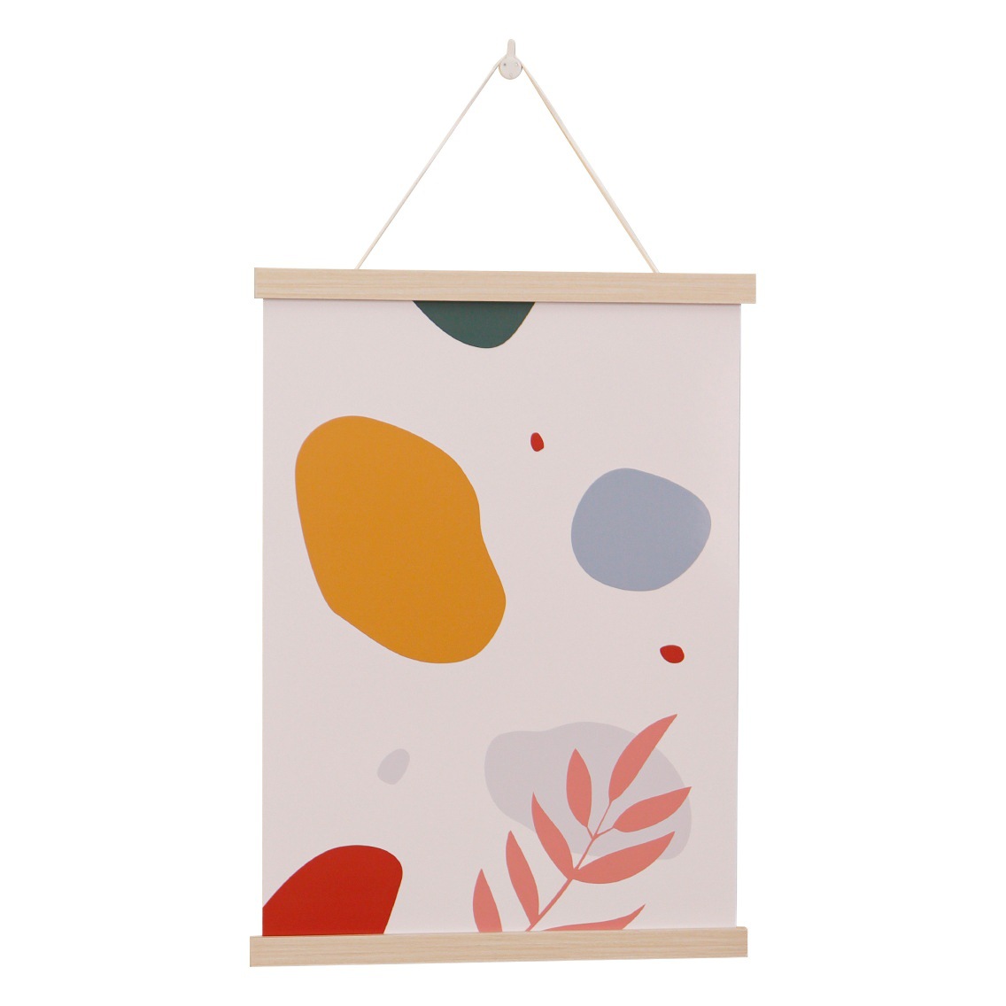 Wooden magnetic hanging painting clip art frame calligraphy painting works mounting creative poster calendar display photo frame