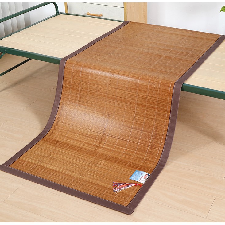 Picture of Factory wholesale carbonized bamboo mat double-sided mat children's kindergarten nap mat student dormitory single bed mat