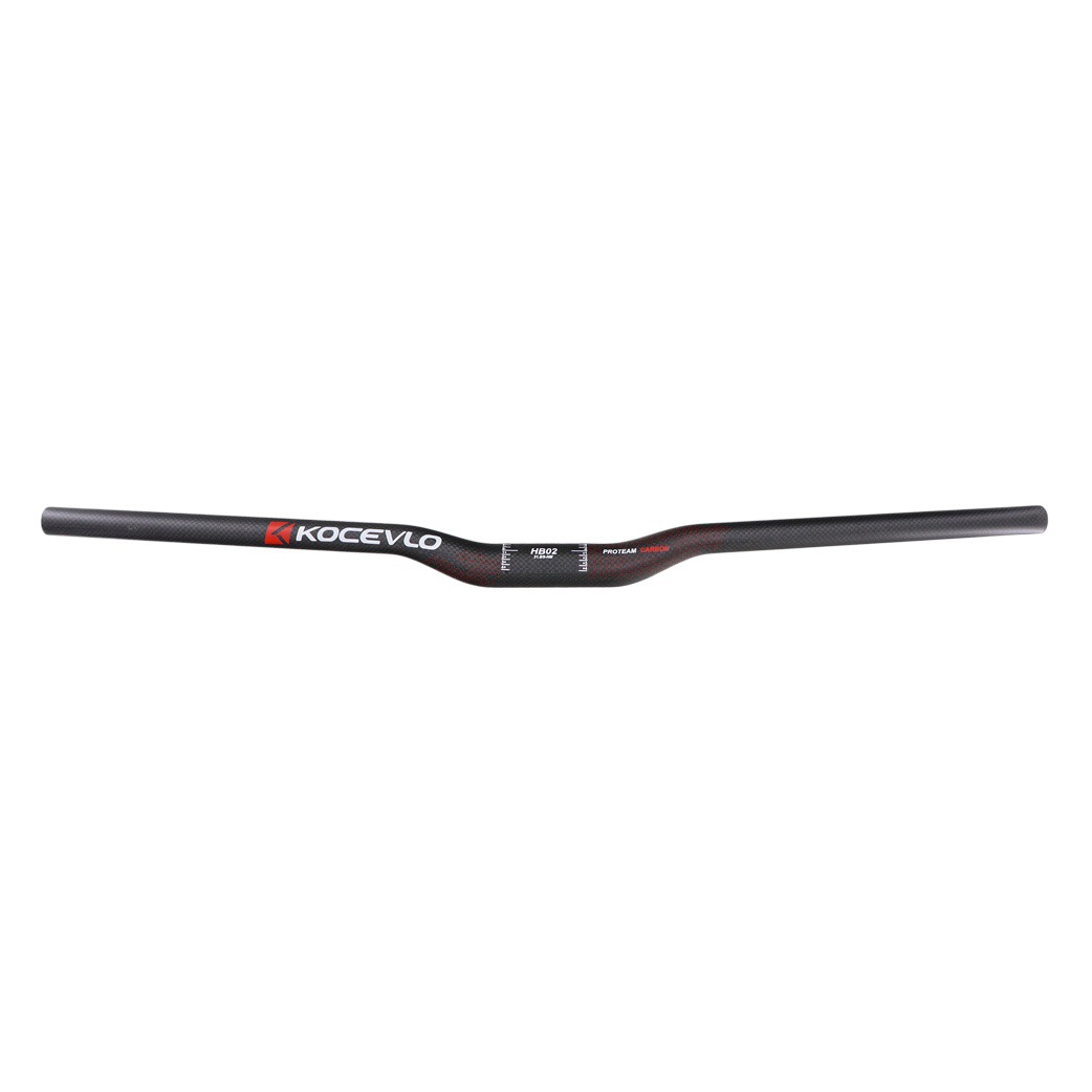 Kocevlo Hb02 Bicycle Handlebar 3K Carbon Fiber Mountain Bike Straight Handlebar Dayan Handlebar U-Shaped Handlebar 31.8 Caliber