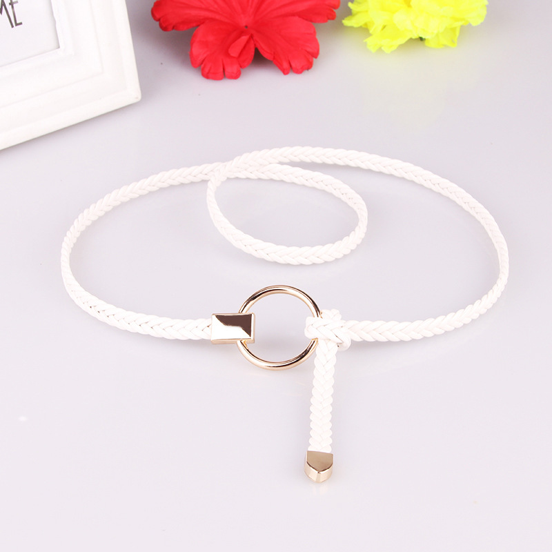 Picture of New ladies thin belt hand woven thin belt dress decoration Joker casual belt wholesale 617