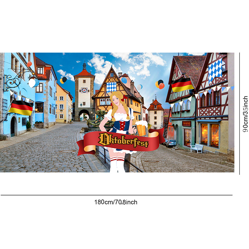 Picture of 2023 New Amazon Germany Munich Beer Festival Party Fabric Background Large Banner Spot