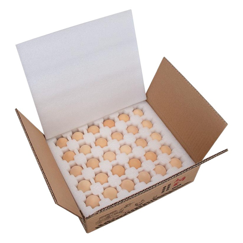 Factory spot 30 Pearl cotton egg holder shockproof and fall-proof logistics express foam packaging box Pearl cotton egg holder