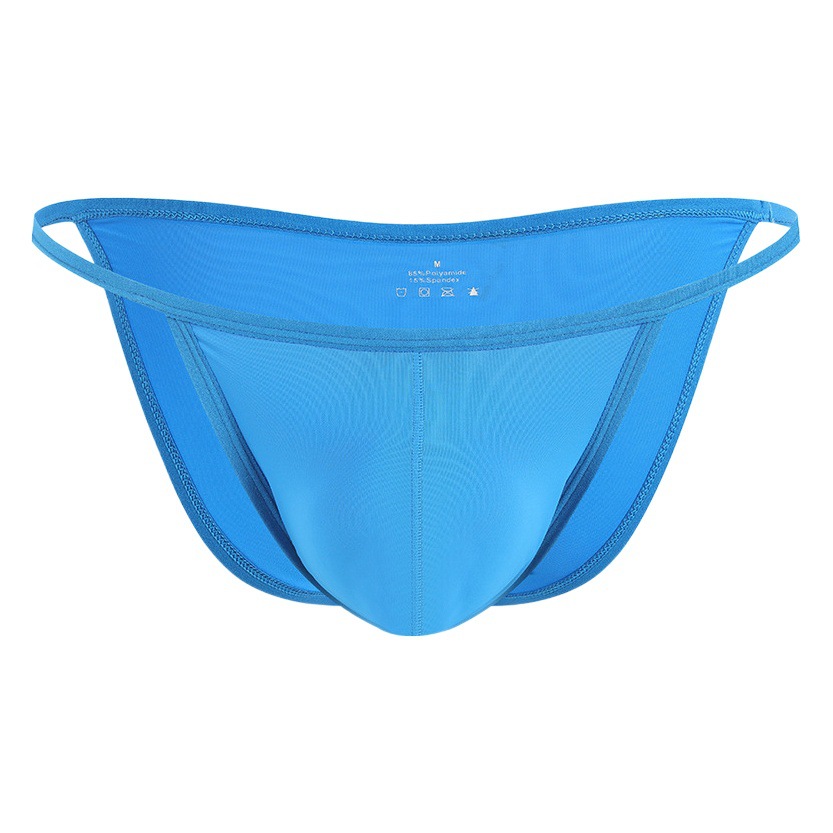 Karen Space Briefs Men's Nylon Ice Silk Men's Underwear Sexy Low Waist Men's Sexy Briefs Hairpin