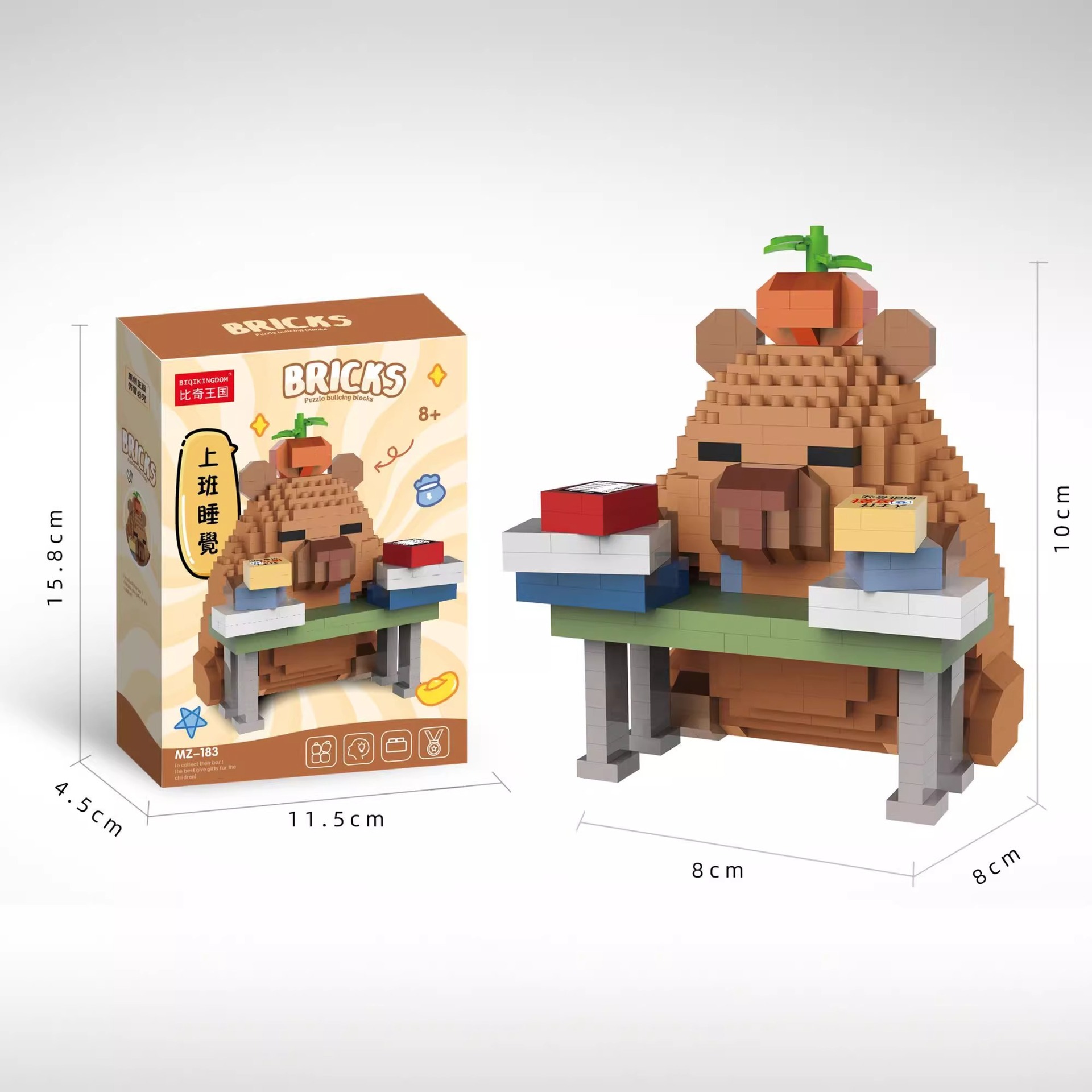Picture of Wholesale Worker Buddhist Capybara Water Capybara Building Blocks Creative Gift Ornaments Educational Assembly Toys Gifts
