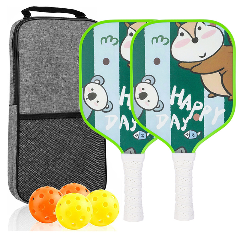 Pickleball Kids Teenager Peak Rack Fiberglass Board Cross-border Hot Selling School Student Competition