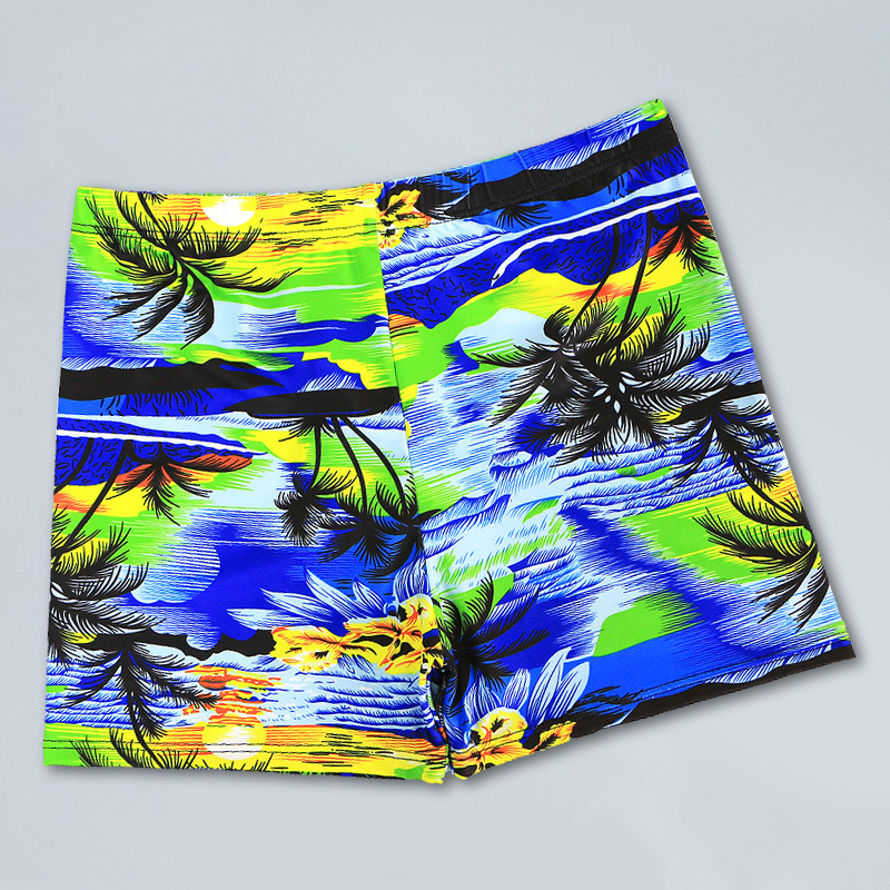 Picture of New boxer swimming trunks men's fashion printing casual quick-drying Hot Spring Holiday Beach swimming pool swimming trunks