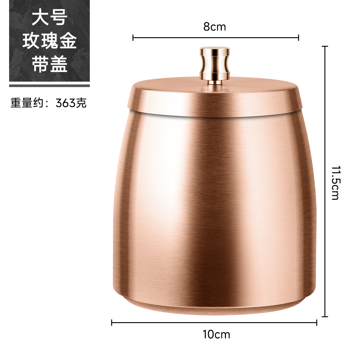 Picture of Wholesale titanium-plated stainless steel ashtray with lid thickened and raised anti-fly ash Internet cafe bar KTV office laser