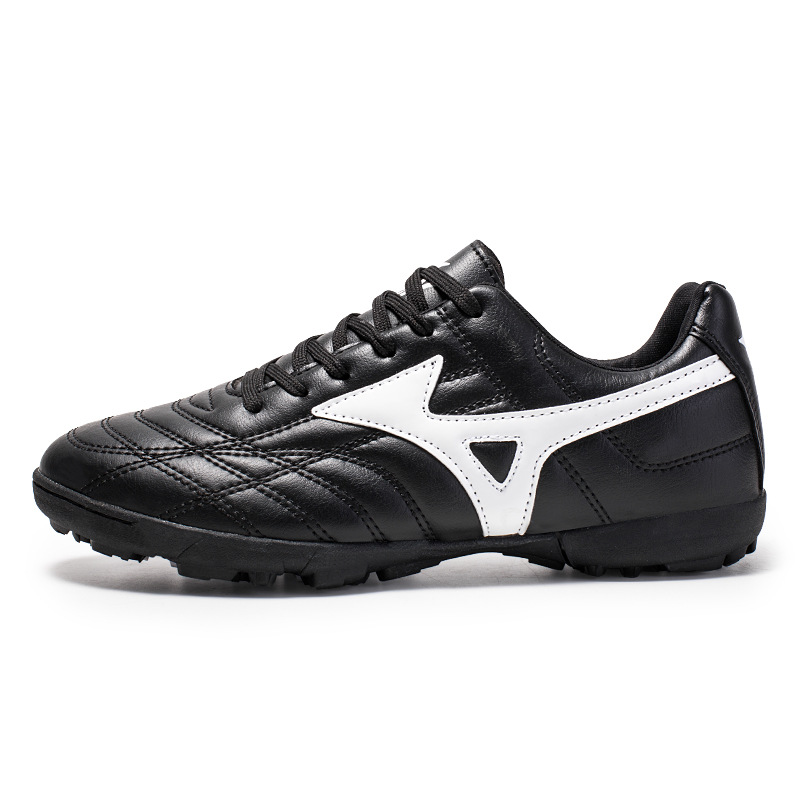 Picture of Cross-border Football Shoes Broken Nails Youth Student Training Shoes Boys and Girls Leather Foot Children's Artificial Grass