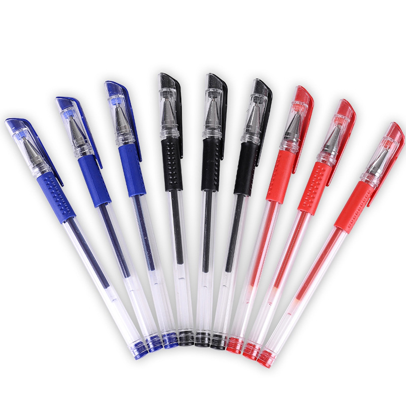 Picture of European Standard Gel Pen 0.5mm Bullet Needle Pen Ballpoint Pen Carbon Water Pen Signature Pen Office Examination Pen