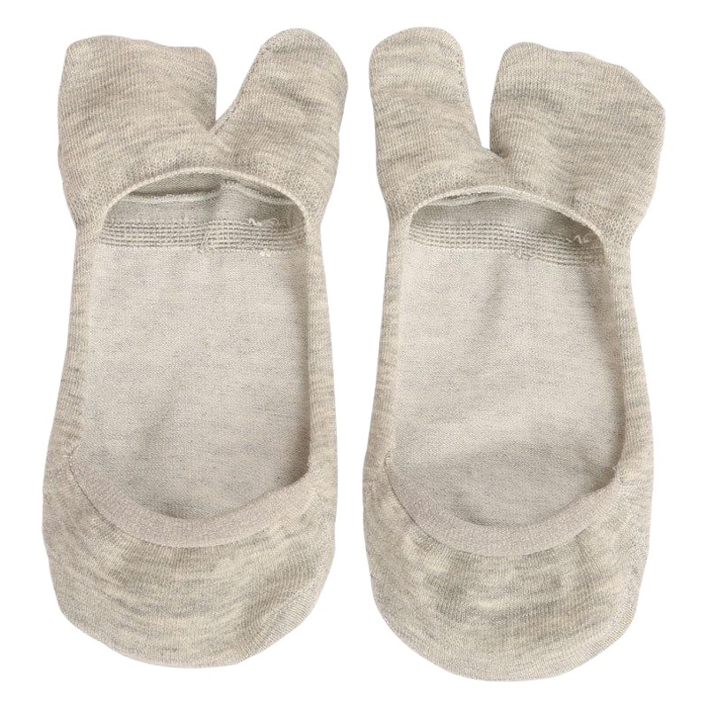 Shallow Two-toe Socks Toe Socks Toe Socks Women's Socks Two-finger Socks Women's Boat Socks Summer Thin Breathable Sweat Absorbing Invisible Socks