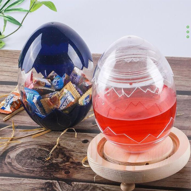 New eggshell cup 500ml disposable plastic bottle pet transparent milk tea cup portable cosmetic cotton cup in stock