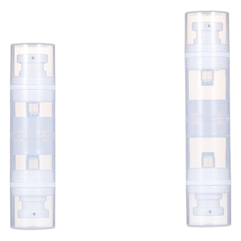 PP double head vacuum bottle emulsion spray double head packaging bottle double head emulsion spray bottle