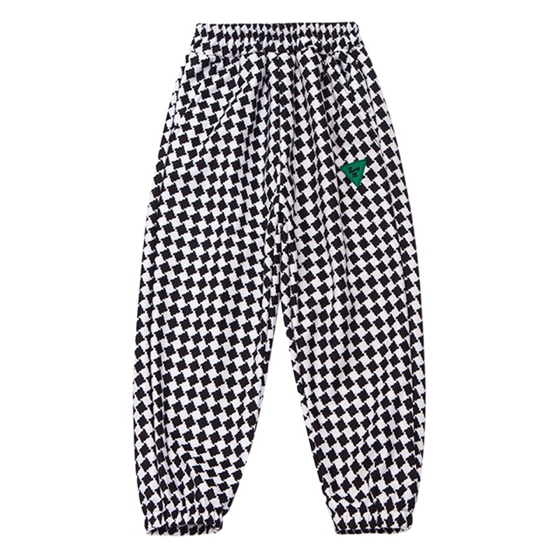 Picture of Children's Pants Boys and Girls Fleece-lined Sweatpants Sports Pants Winter Spring and Autumn Mid-size Children's 2023 New Trendy Trousers