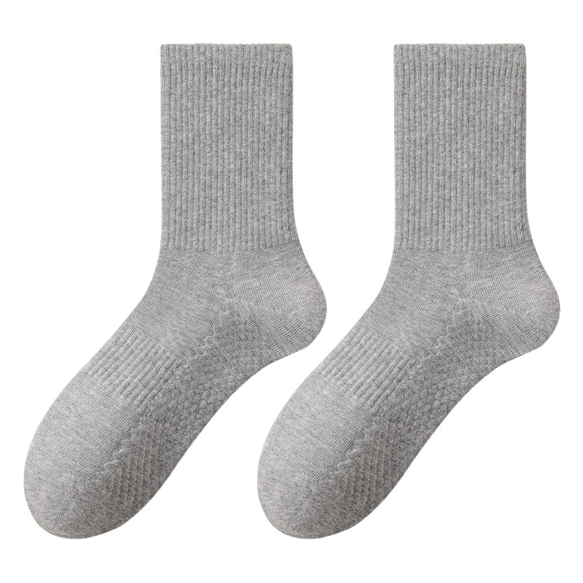 Zhuji cotton socks massage sole high elastic sports socks basketball socks men's mid-calf socks one-piece delivery
