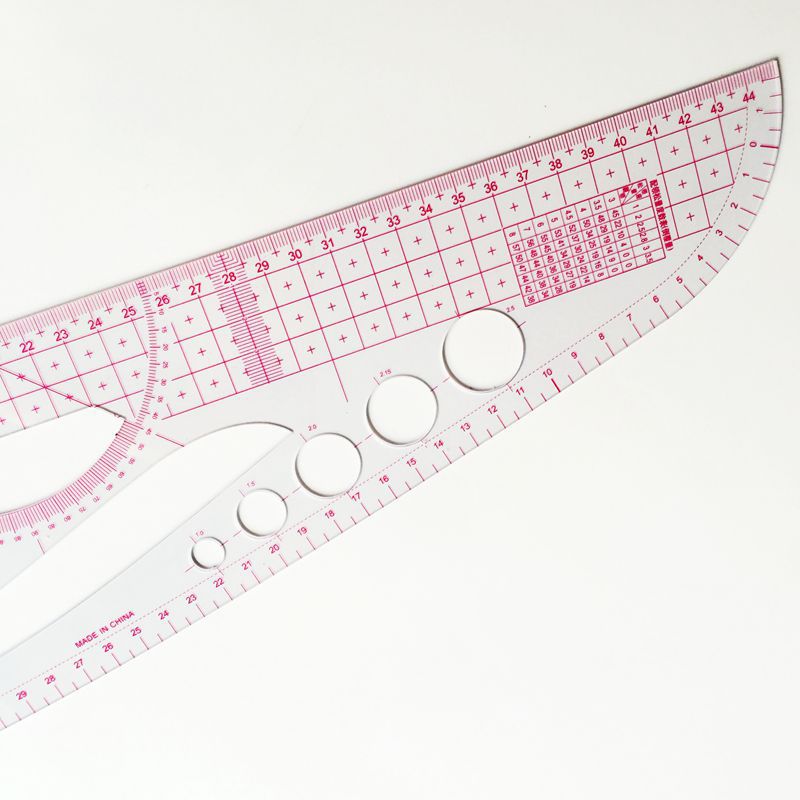 Picture of Multi-functional cutting ruler printing ruler layout ruler clothing cutting clothing School students plate proofing tool 3245
