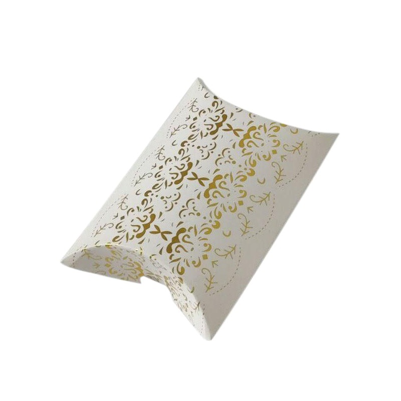 Creative gilding candy box European new pillow box silver pillow packaging carton factory wholesale
