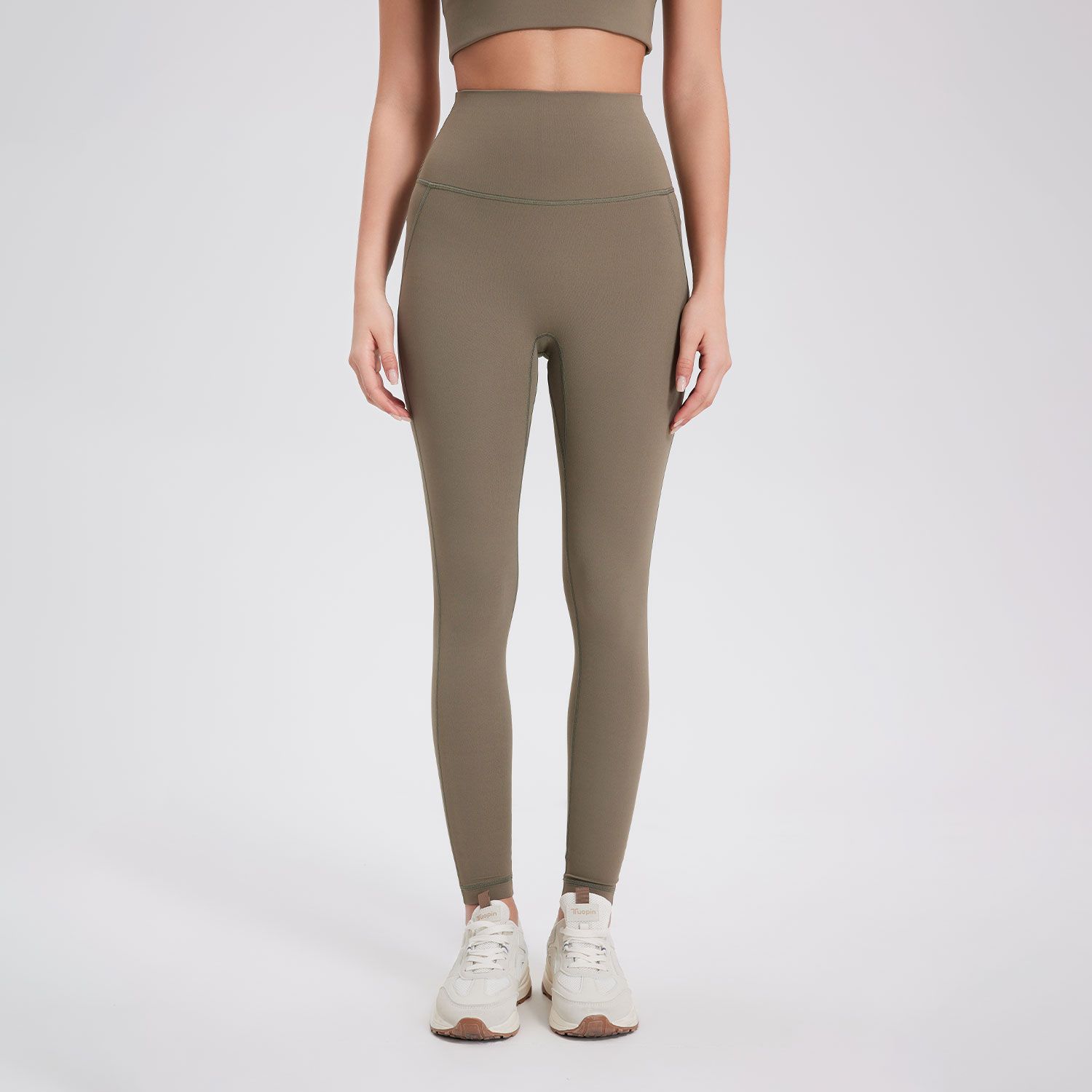 Picture of No-Wearing Underwear Zero Sense One-Piece Yoga Pants Seamless Naked Sense Back Pocket Peach Hip Tight Sports Fitness Pants