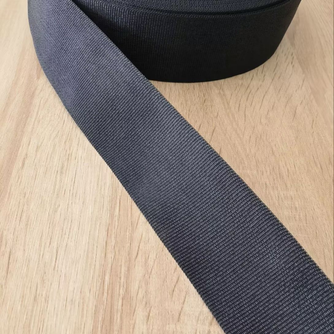 Picture of United Ribbon 7cm Black PE Ribbon Flat Wire Wrap with Fish Wire Duct Hanging with Polyethylene Ribbon