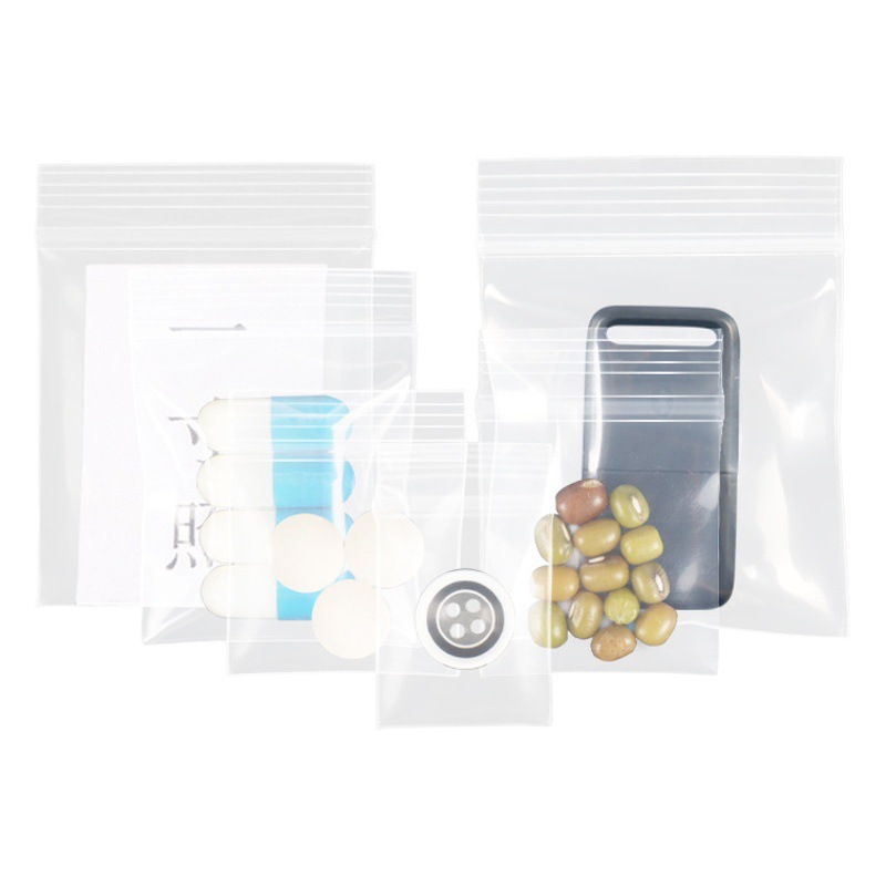 Pe Small Ziplock Bag Jewelry Seal Bag Jewelry Small Pendant Plastic Seal Bag Small Hardware Plastic Seal Bag Customization