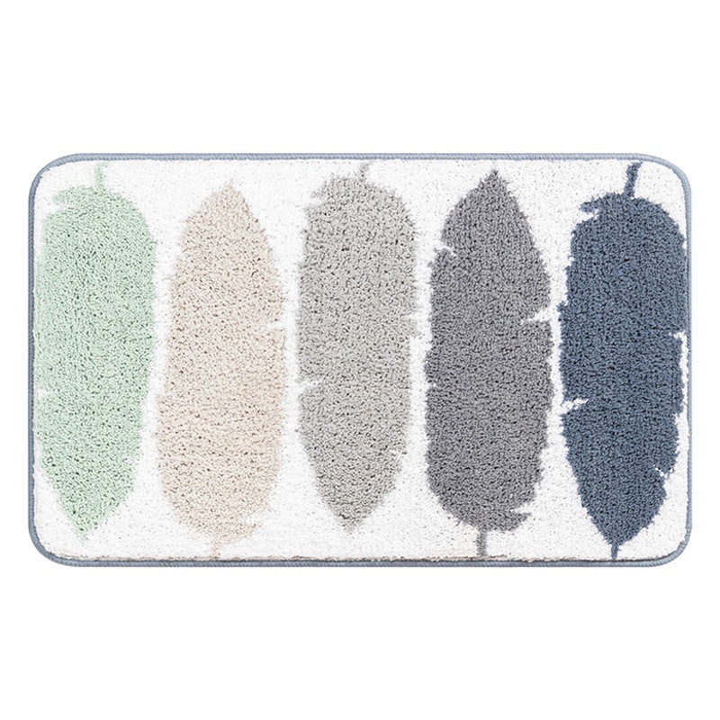 Amazon Simple Ins Home Carpet Floor Mat Cross-Border Entrance Bathroom Water-Absorbent Non-Slip Foot Mat Bathroom Floor Mat