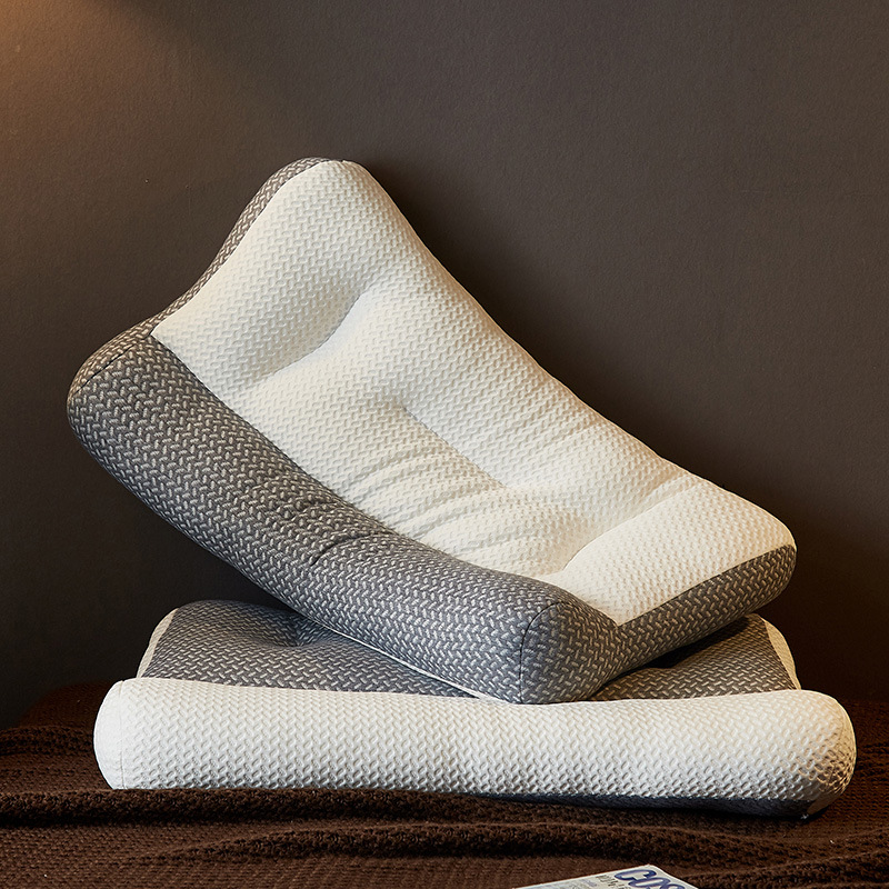 Picture of Factory direct anti-traction neck protection fiber pillow neck protection pillow pillow core to help sleep adult simple health care and comfort