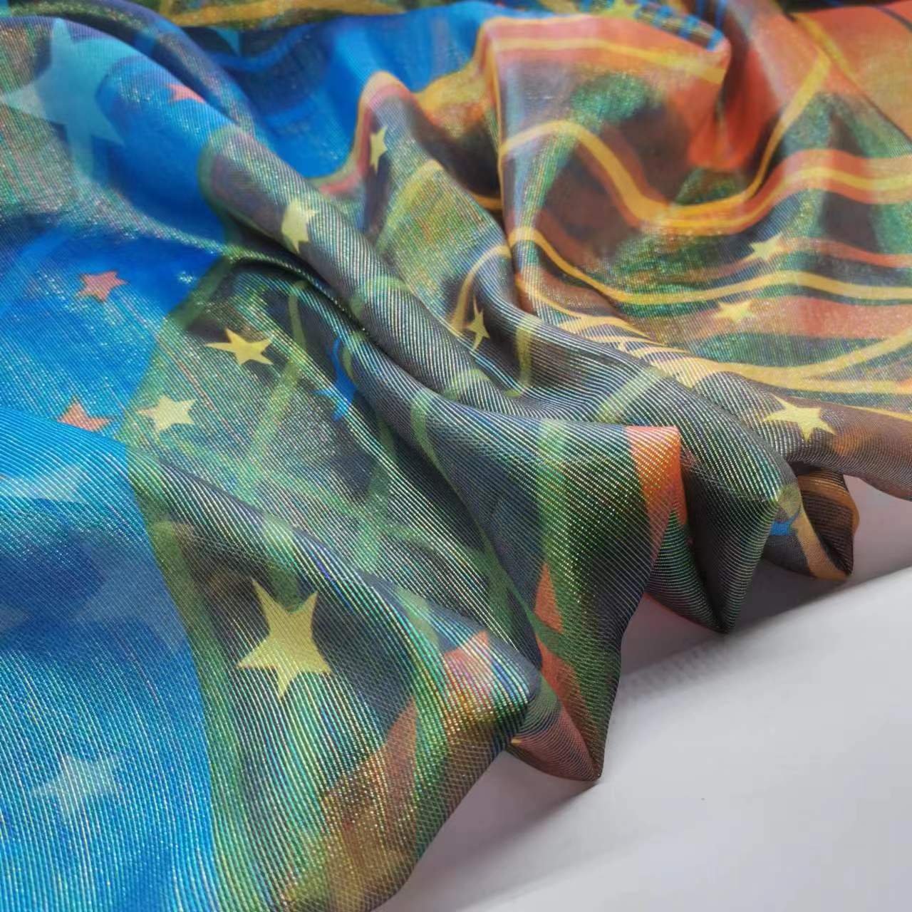 Symphony Silk 7 Mumi Mulberry Silk Georgette Fabric Narrow Fashion Skirt Silk Scarf Silk Fabric