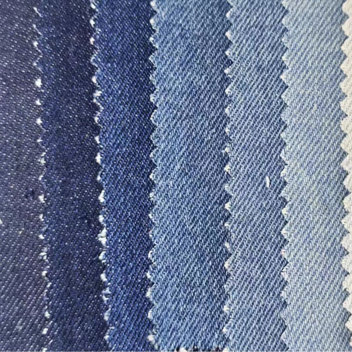 7*7 coarse twill Denim fabric 14 Anjia thick washed denim can be used as pants coat WRA3778X