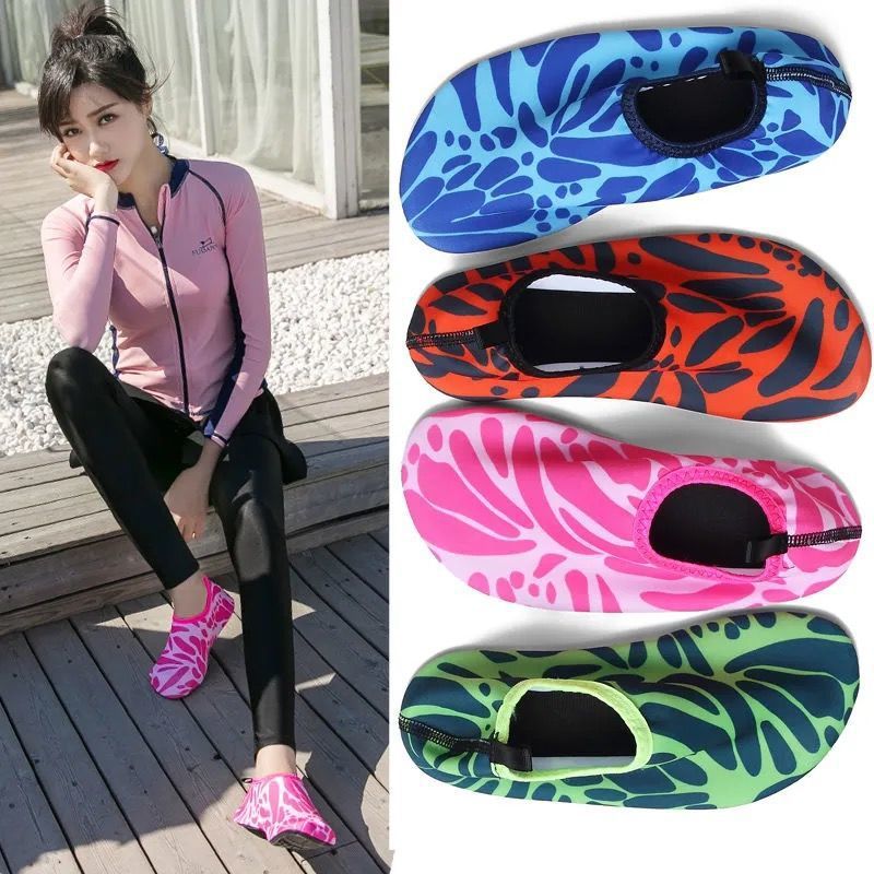 Picture of Floor socks shoes silicone anti-slip bottom snorkeling beach shoes socks boys and girls diving swimming quick-drying exercise yoga tide