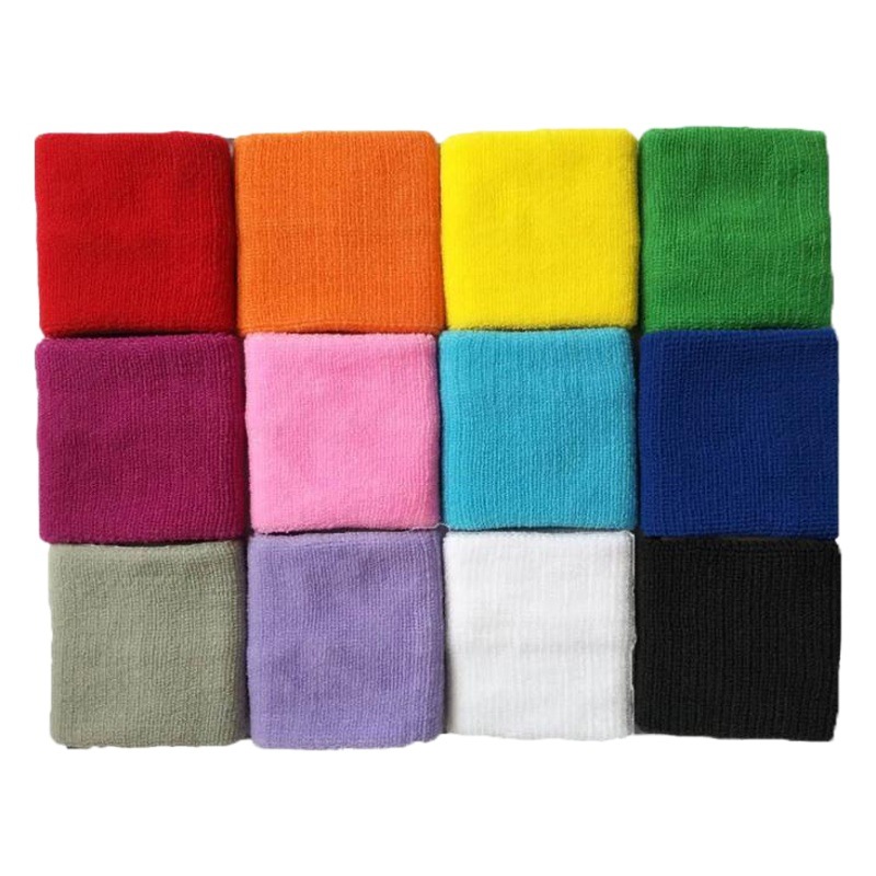Cross-border nylon sweat-absorbent sports towel wrist guard basketball badminton warm wrist guard gift wristband wholesale