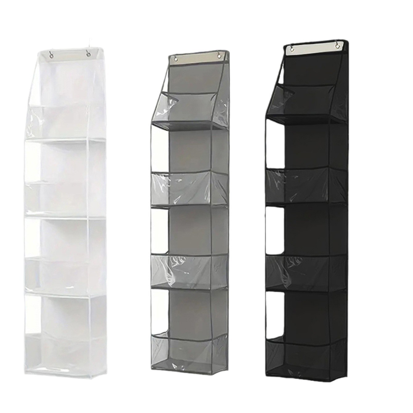 Picture of Storage Hanging Bag Wall-Mounted Door Rear Stereo Multi-Layer Dormitory Storage Bag Multi-Functional Clothing Toy Storage Bag Storage