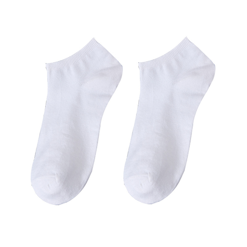 Picture of Socks Men's Socks Sweat-Absorbent Short Summer Thin Low-Cut Shallow Mouth Invisible Versatile Black and White Gray Boat Socks Wholesale
