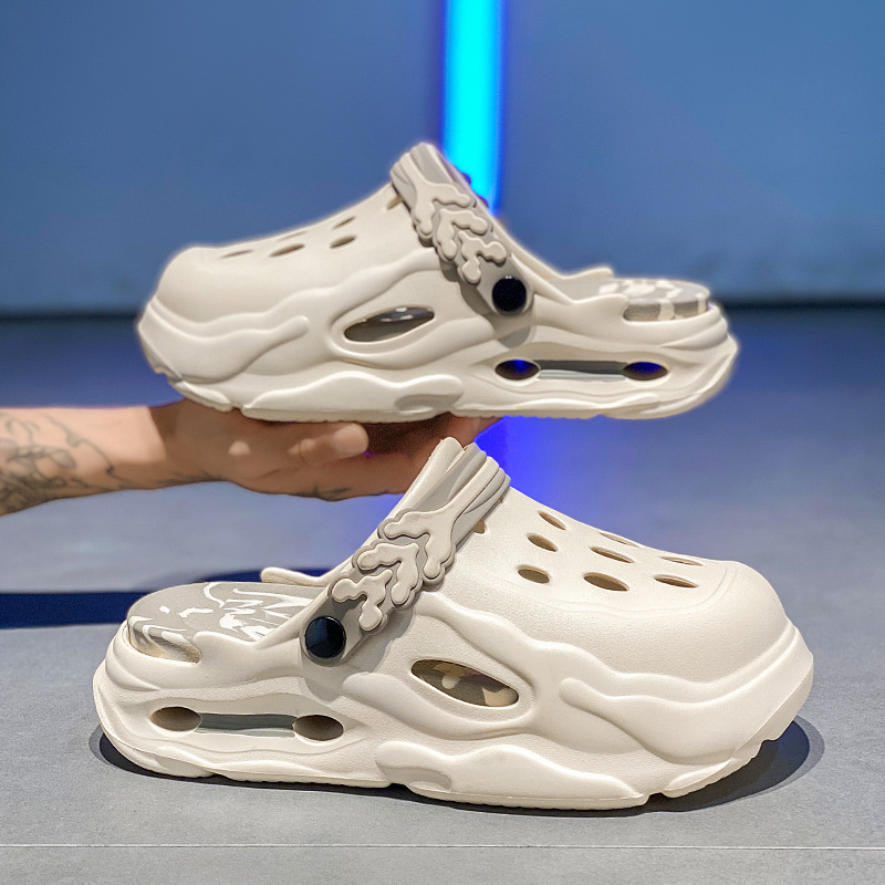 2025 Couple Eva Clog Shoes Non-Slip Outdoor Beach Trendy Fashion Popular Internet Celebrity Casual Closed-Toe Sandals