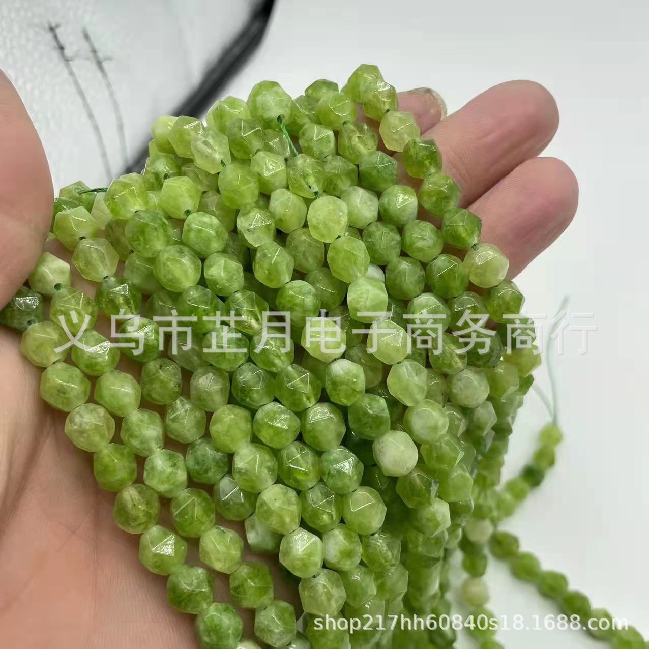 Picture of Factory direct new variety of natural stone diamond cut diy handmade loose beads bracelet jewelry accessories materials