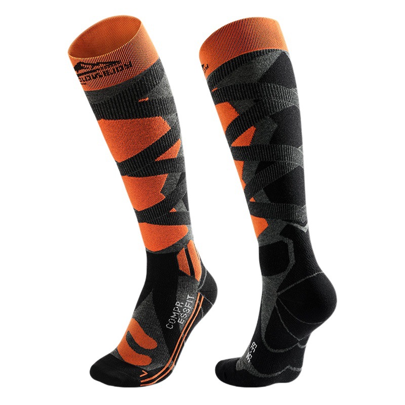 Winter New Ski Sports Socks for Men and Women Outdoor Travel Windproof Cold-proof Warm Breathable High Knee Socks DWZ05
