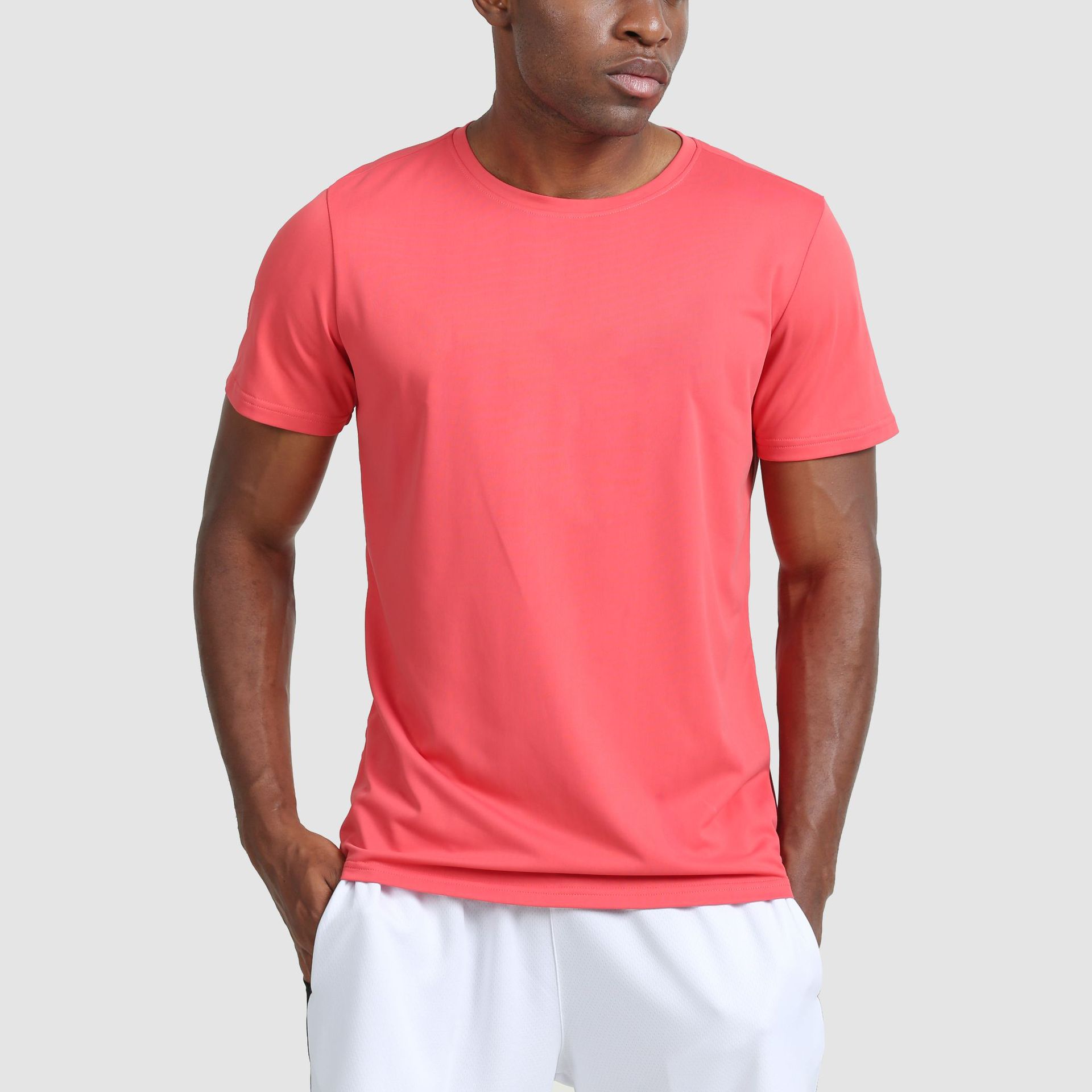 Picture of Summer Men's Short-Sleeved T-Shirt Running Fitness Sports Casual Quick-Drying Clothing Outdoor Basketball Sportswear