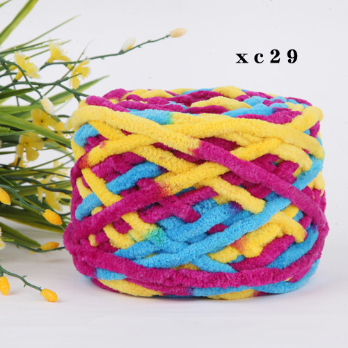 Picture of 0.1kg Ice Yarn Thick Wool Wholesale Single-Strand Knitting Handmade Yarn Icelandic Yarn Hand-Knitted Scarf Yarn Baby Yarn