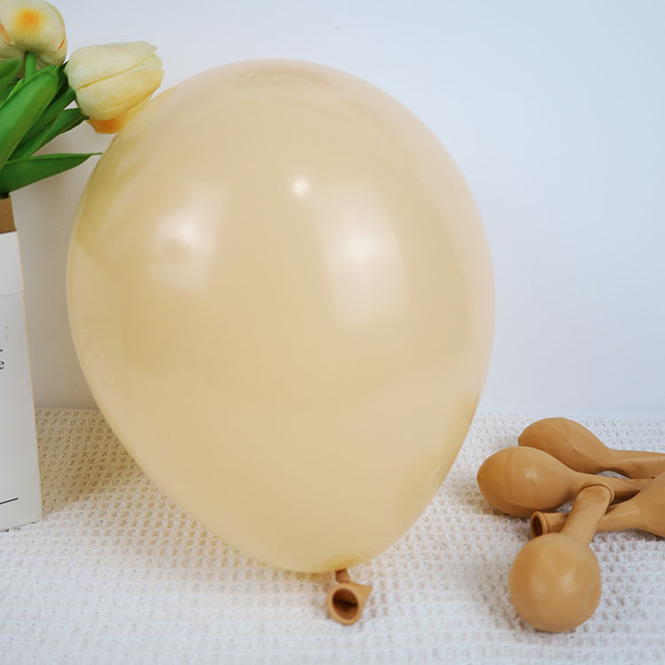 Picture of Cross-border 18 inch matted latex balloon retro color balloon wedding decoration round helium floating air ball wholesale