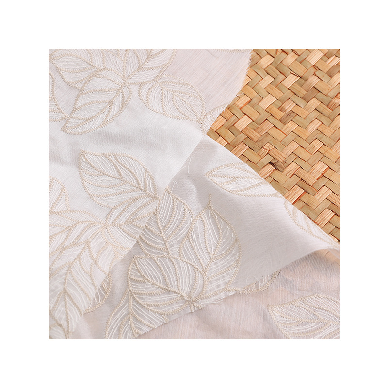 Picture of Tencel nylon fabric blended embroidered fabric women's shirt overskirt Chinese clothing Tencel cloth