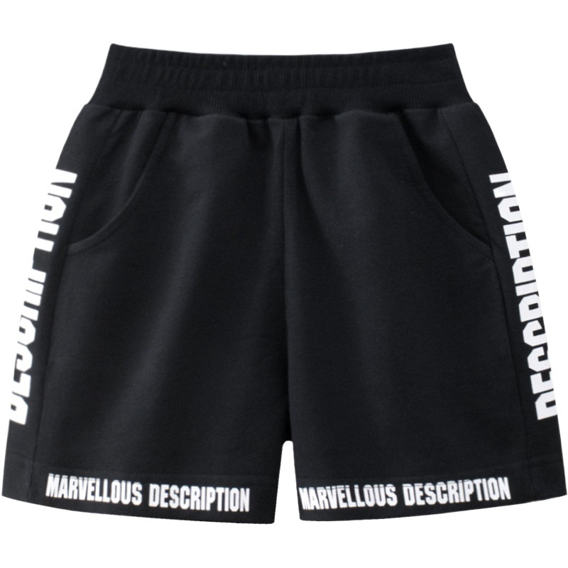 2025 Summer New Kidsren's Clothing Wholesale 27Kids Boys' Mid-Pants Baby Pants Kidsren's Five-Quarter Pants One Piece Consignment
