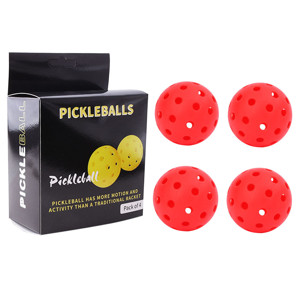 Picture of Factory Direct Sales in stock pick ball 40 hole ball hole ball pickleballs74mm rotational plastic injection luminous ball