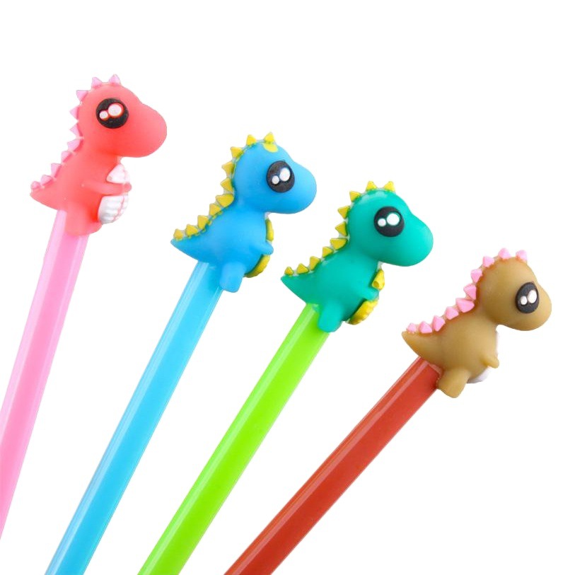 Creative animal dinosaur black water pen cartoon cute animal pen student gift pen stationery wholesale