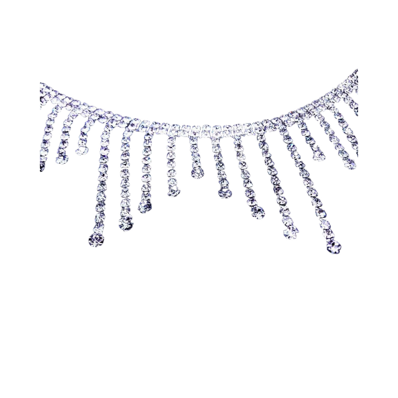Picture of 1 piece sexy luxury rhinestone tassel bangle women's summer beach shiny crystal anklet anklet Accessories Wholesale