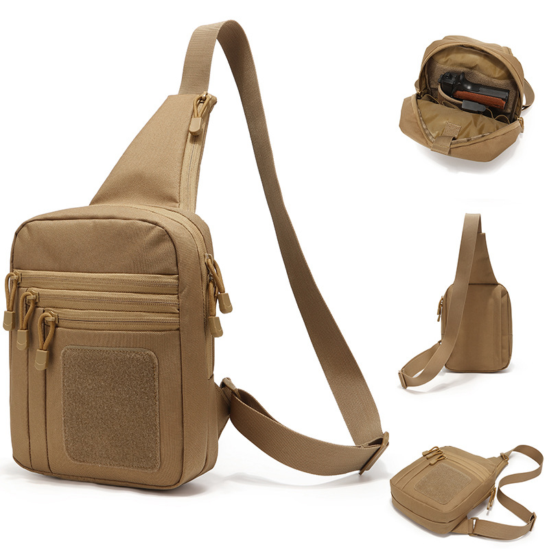 Picture of Outdoor Waterproof Single-Shoulder Chest Bag for Hiking, Sports, Cycling, Mountaineering, Multifunctional Chest Bag, Wind and Rain Resistant