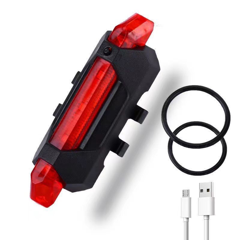 Picture of 2255 bicycle headlight cross-border USB charging three-speed adjustable night riding headlight taillight suit bicycle equipment