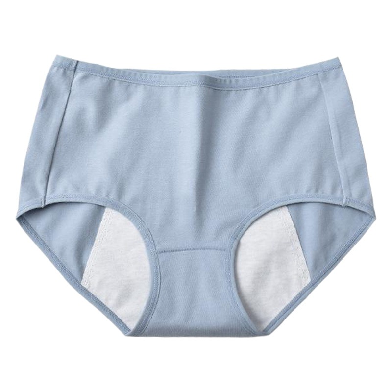 Picture of Women's Mid-waist cotton breathable physiological period underwear cotton bottom crotch anti-side leakage menstrual sanitary pants briefs