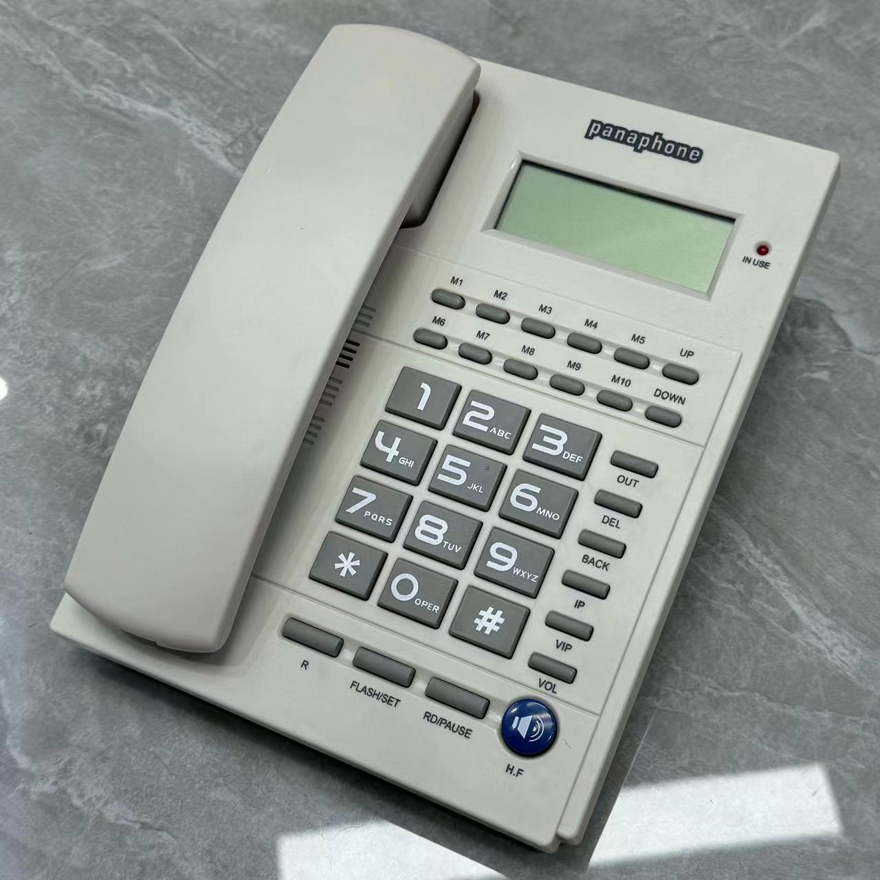 Picture of Wired telephone landline factory wholesale fixed wired telephone caller ID English office landline foreign trade