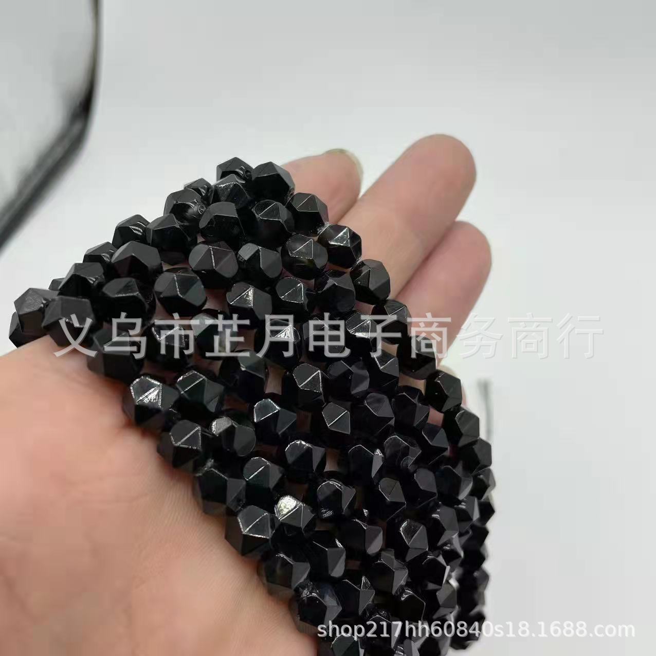 Picture of Factory direct new variety of natural stone diamond cut diy handmade loose beads bracelet jewelry accessories materials