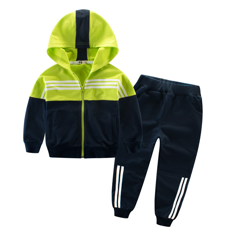 Picture of Autumn children's clothing 2024 Korean version of children's suit sports pants big children's two-piece boy's coat live supply